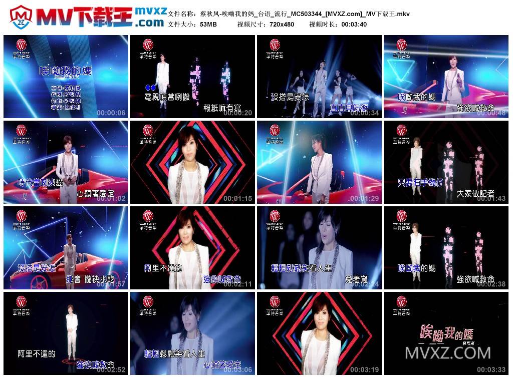 蔡秋凤-唉呦我的妈_台语_流行_MC503344